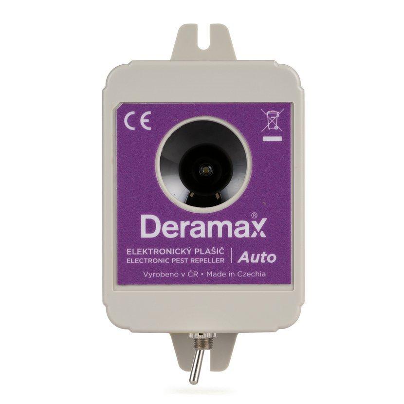 Deramax AUTO – bateriový odpuzovač kun a hlodavců (bez baterie)
