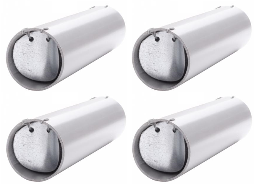 Sada 4 trubkových pastí na krtky a hlodavce