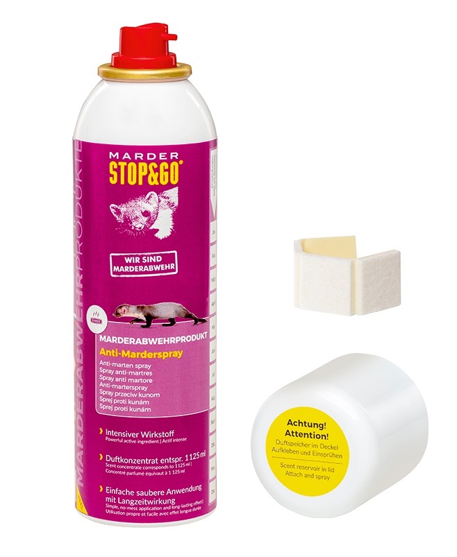 Pachový ohradník proti kunám STOP&GO