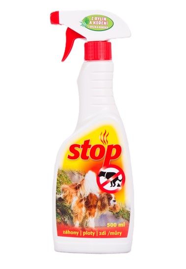 STOP PSŮM - pachový odpuzovač psů 500 ml.