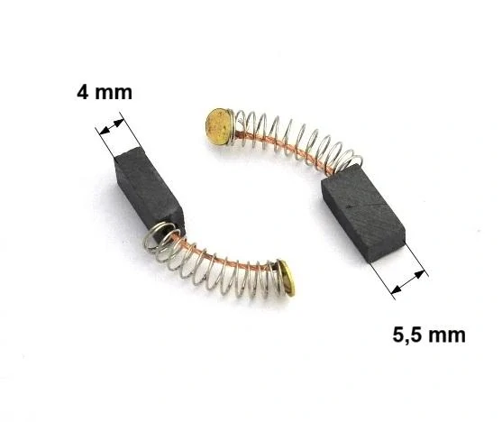 Náhradní uhlíky 4 x 5,5 mm