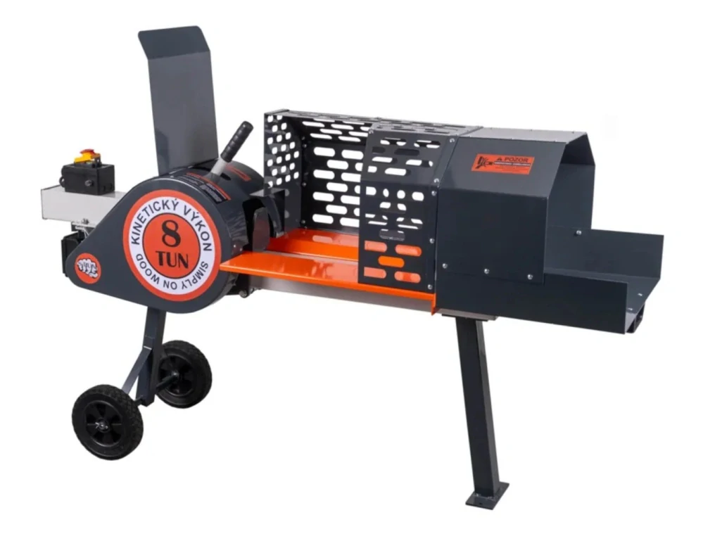 Kinetická štípačka na dřevo LS8T-520, 8 tun – poleno rozštípne za 1,5 sekundy