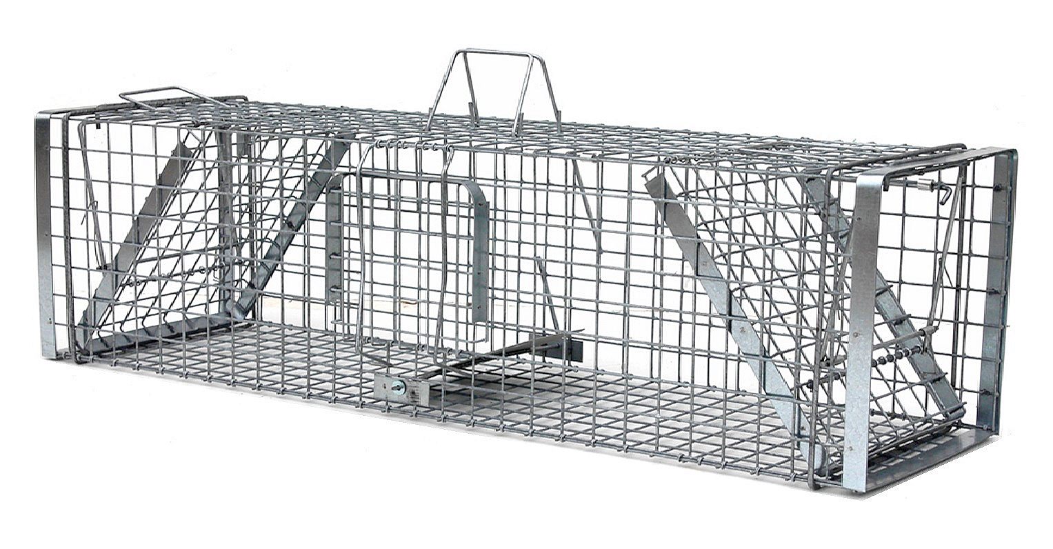 Profesionální pozinkovaný sklopec 134x34x34 cm se dvěma vstupy