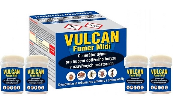 Vulcan Fumer Midi - 4 dýmovnice - pro hubení štěnic 