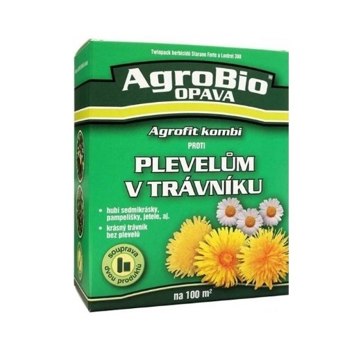 Sada proti plevelům v trávníku na 100 m2.