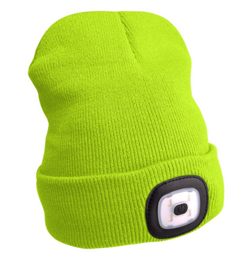 Čepice s čelovkou nabíjecí, USB, univerzální velikost