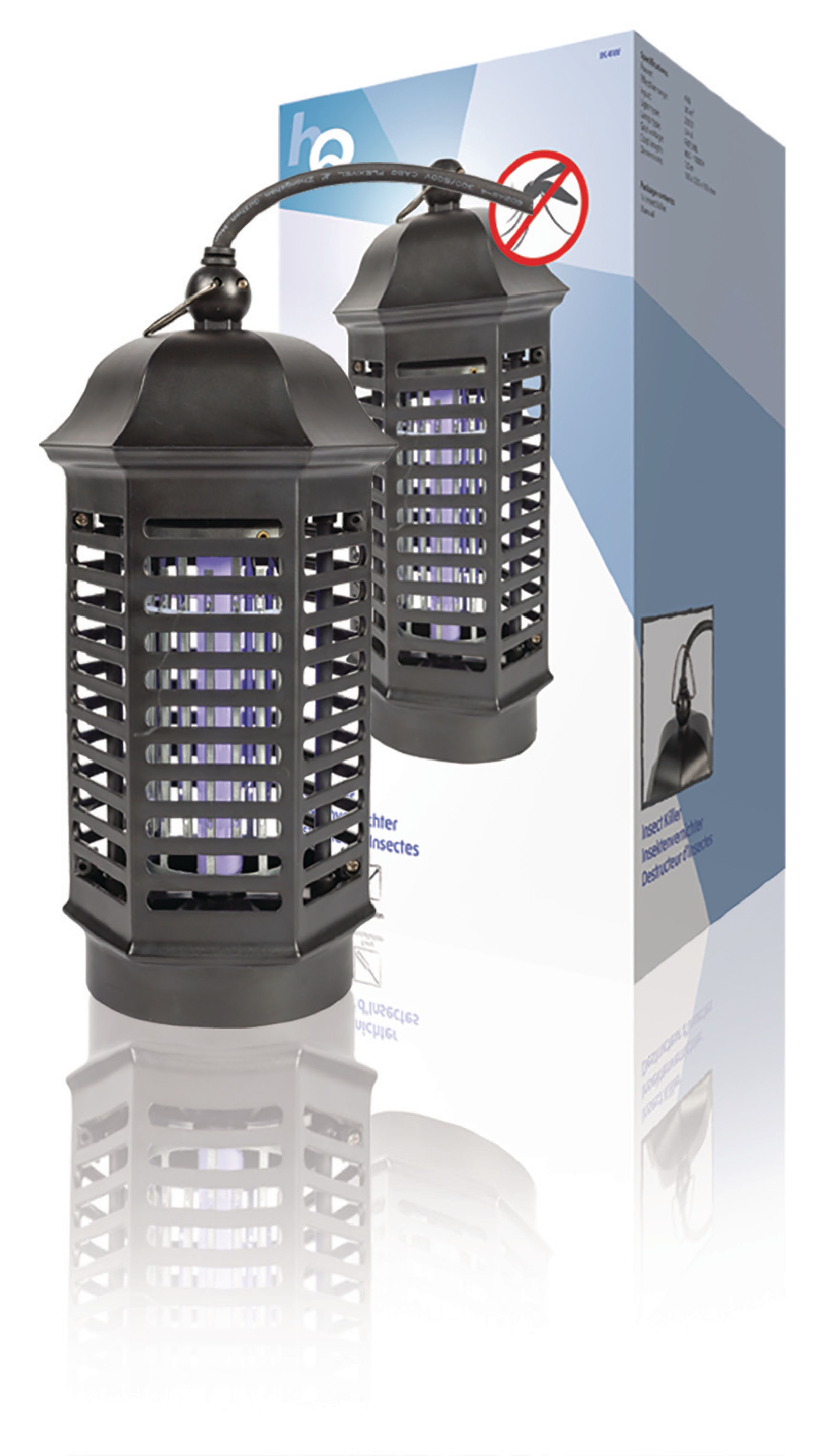 UV lampa proti hmyzu - lapač hmyzu 4W - 30 m2