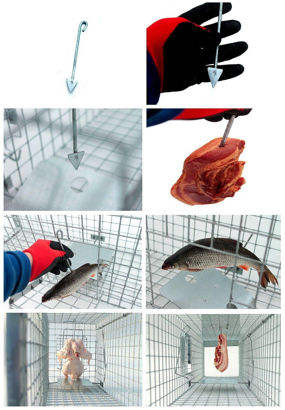 Profesionální sklopec 82x26x30 cm s pružinovým uzávěrem dvířek