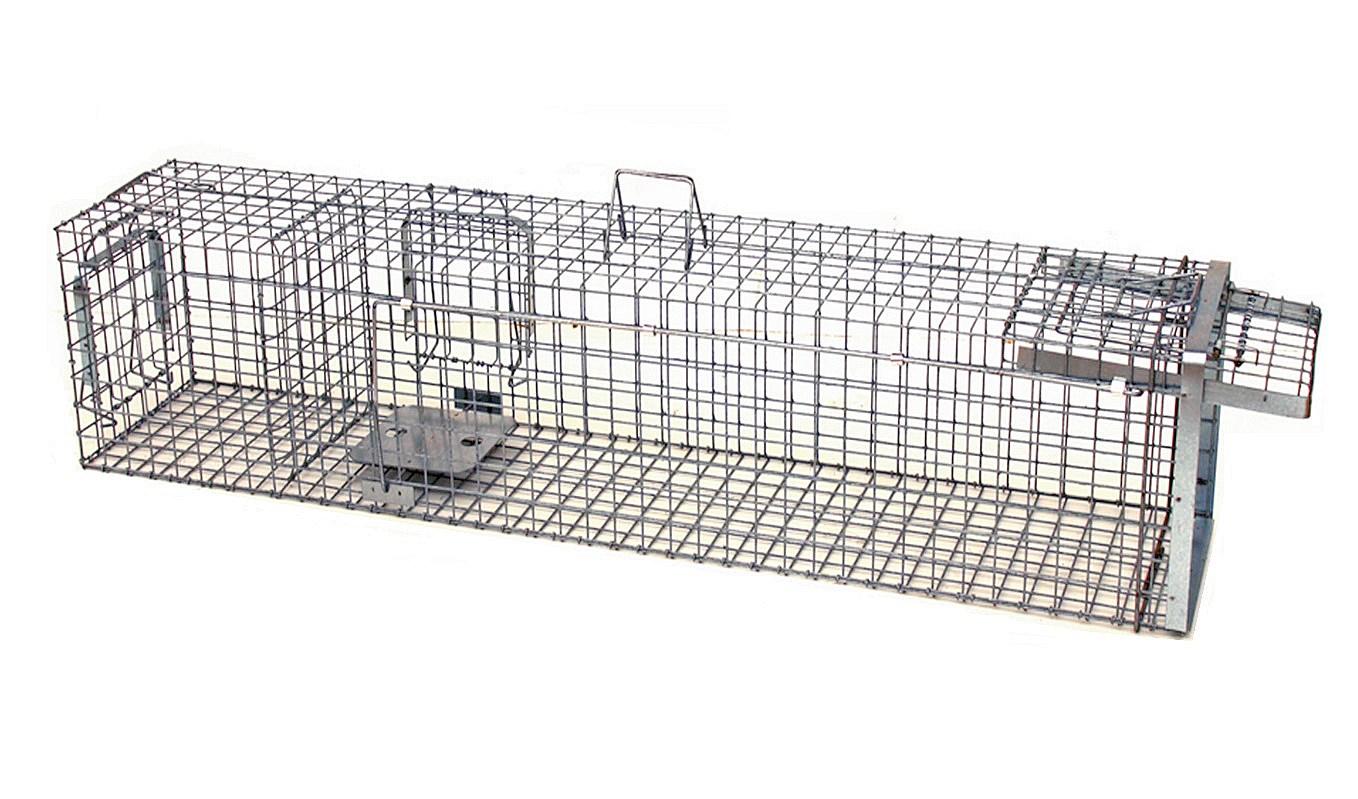 Profesionální sklopec 135x34x34 -s komorou na živou návnadu