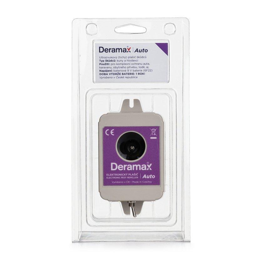 Deramax AUTO – bateriový odpuzovač kun a hlodavců (s baterií)