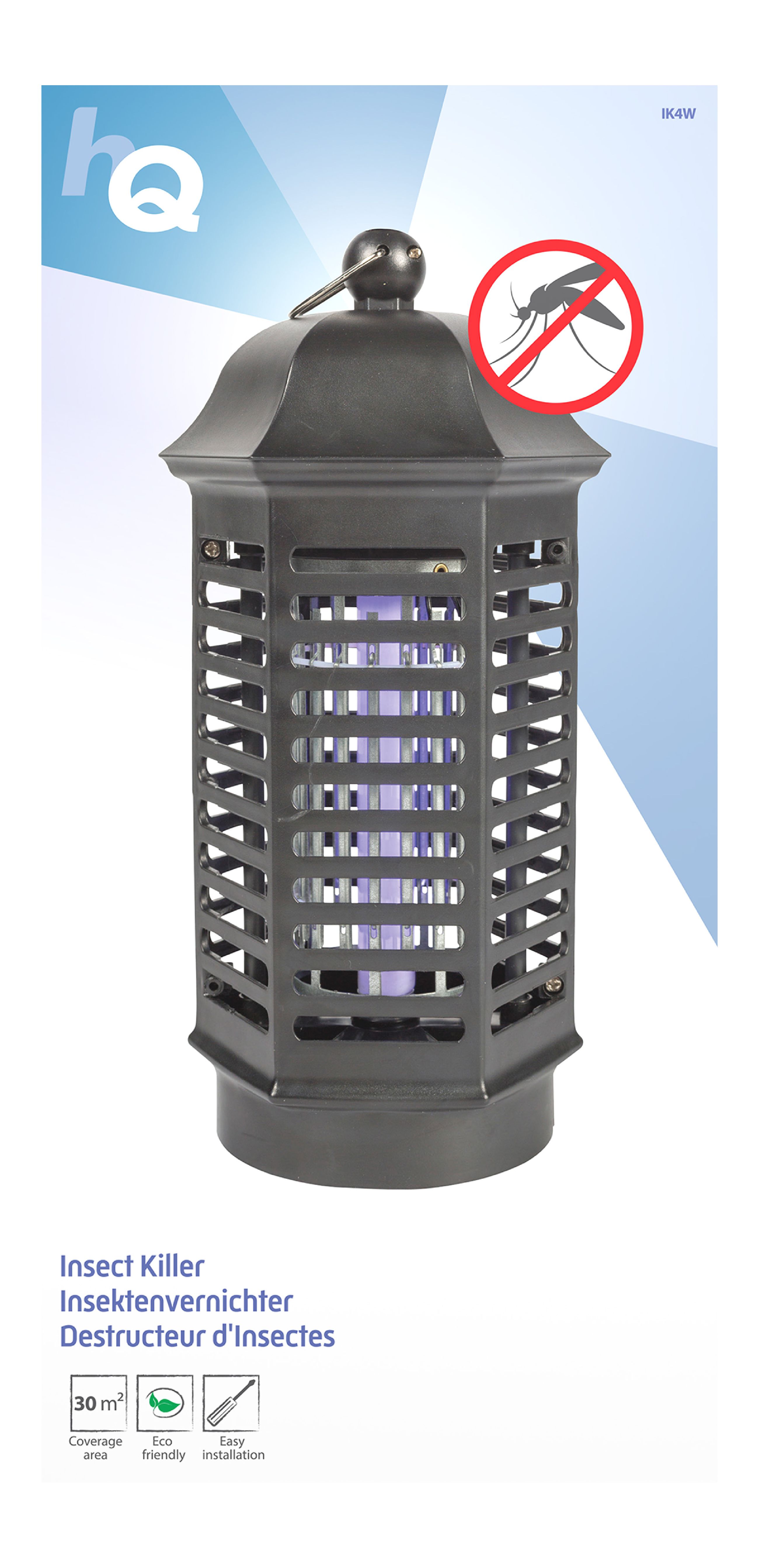 UV lampa proti hmyzu - lapač hmyzu 4W - 30 m2