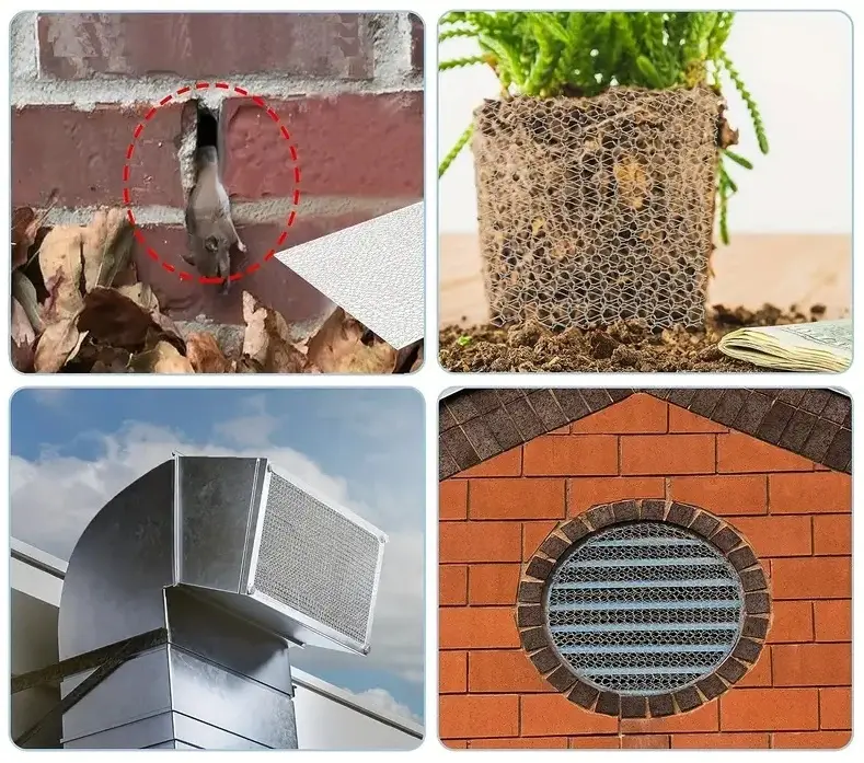 Nerezové dvouvrstvé pletivo proti škůdcům 12,7 cm x 300 cm