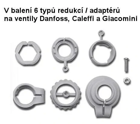 Termostatická hlavice s WIFI - chytrá programovatelná termostatická hlavice