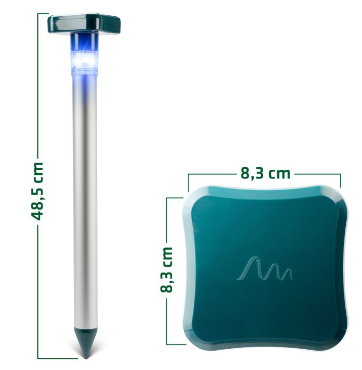 Světelný odpuzovač zvěře 360°