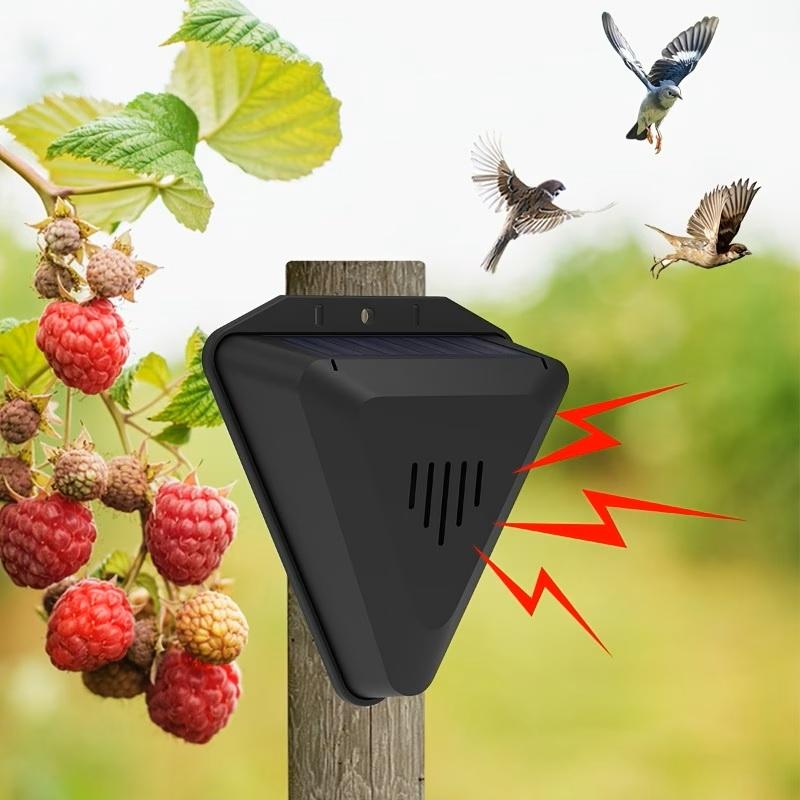 Automatický solární odpuzovač ptáků se zvukem (13 režimů)
